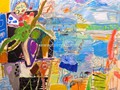 CONTEMPORARY-ARTISTS-merello.-florero-en-el-balcon-del-mar-(81x100-cm)