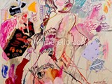 CONTEMPORARY-ARTISTS-INVEST-merello.-mauve-sexy-girl-(100x81-cm)