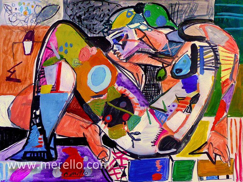 New Art. Artists. New Painting. Present and Future  Art. New Colors.-Jose Manuel Merello.-La luz del color en ti.