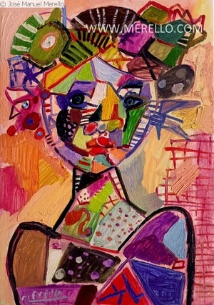arte-expresionista-actual-jose-manuel-merello.spanish-girl-55x38cm