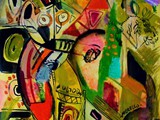 arte-moderno-cuadros.-jose-manuel-merello.-mujer-en-la-ventana-del-jardin.-(92-x-73-cm)-mixed-media-on-canvas
