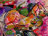 arte-moderno-cuadros.-jose-manuel-merello.-mujer-recostada-en-el-sillon-rosa-(54-x-73-cm)-mix-media-on-wood.
