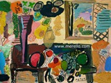 arte-moderno-cuadros.-merello.-florero-con-frutas-y-ventana-(54x73-cm)-mixta-tabla