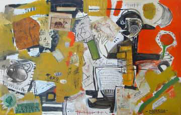 Art Painting News 21.  Exhibitions News. Boy in his Party. (130x81 cm)