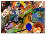 contemporary-modern-art-world-artists.jose-manuel-merello-marinero-en-verdes-y-azules-(73-x-54-cm)-tecnica-mixta-sobre-lienzo