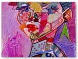 expressionismus-kunst-malerei-jose-manuel-merello.-violeta-(55-x-38-cm)-tecnica-mixta-sobre-lienzo.