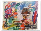 expressionismus-kunst-malerei-merello.--pensamiento-(31x25-cm)-mixta-paper