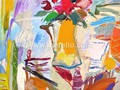 peinture-contemporaine-moderne.jose-manuel-merellojarron-con-flores-de-la-pasion100x81-cmmixtalienzo-